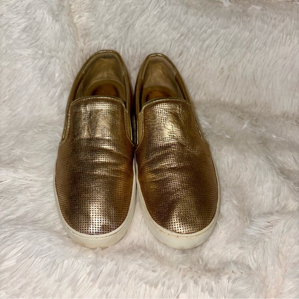 Michael Kors Metallic Gold Women's Loafers